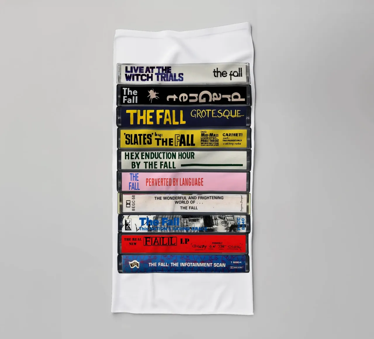The Fall - Collected Albums - Cassette Print towel by MrMustardPrints