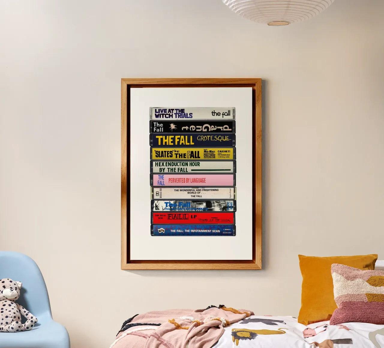 The Fall - Collected Albums - Cassette Print forex plate by MrMustardPrints