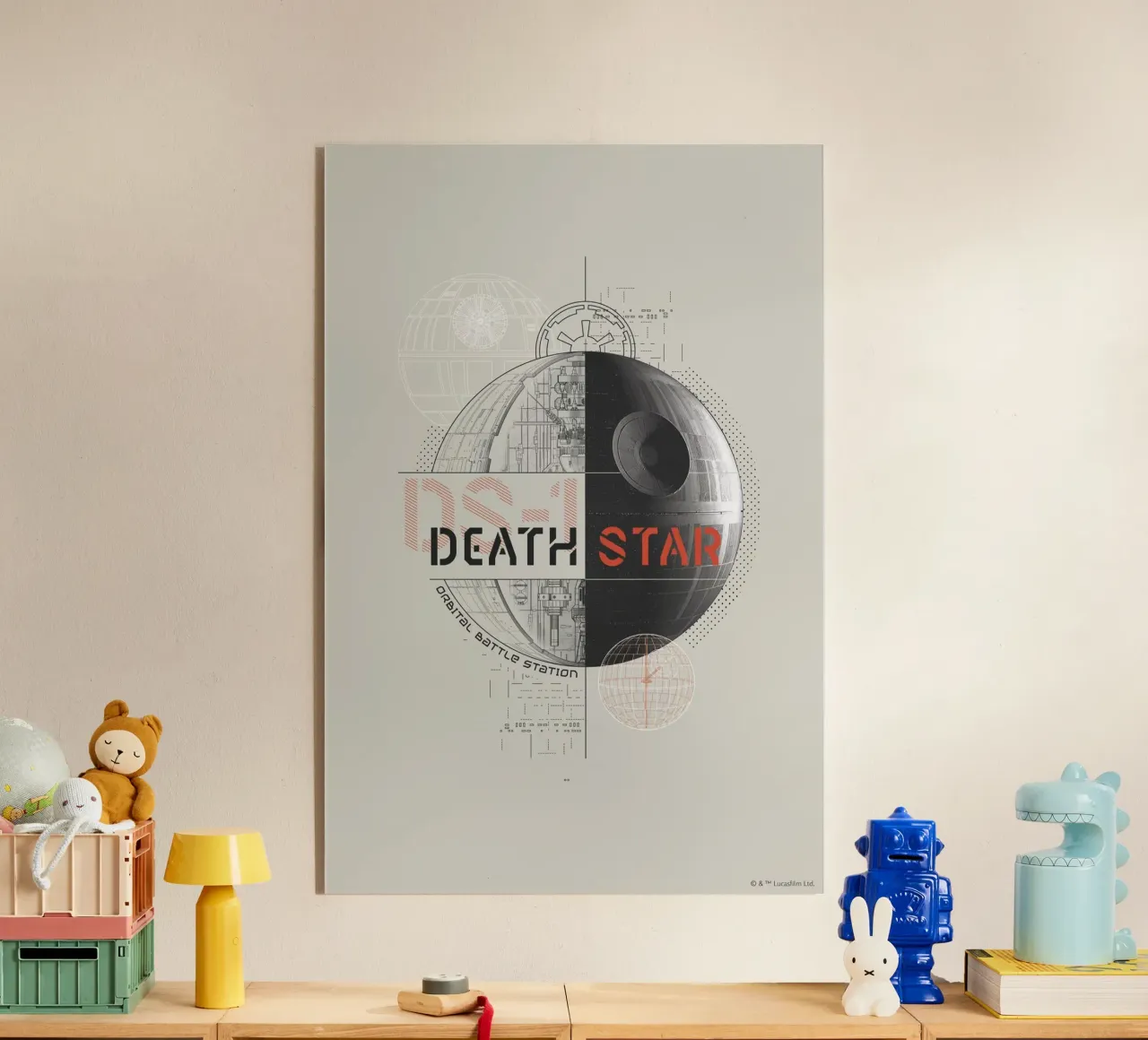 DEATH STAR III acrylic glass by Star Wars