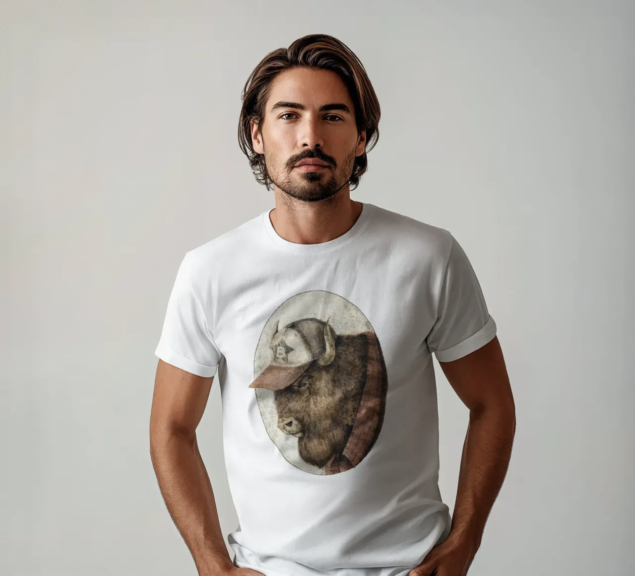 McBison - Forza selvaggia con un tocco celtico t-shirt da mikekoubou