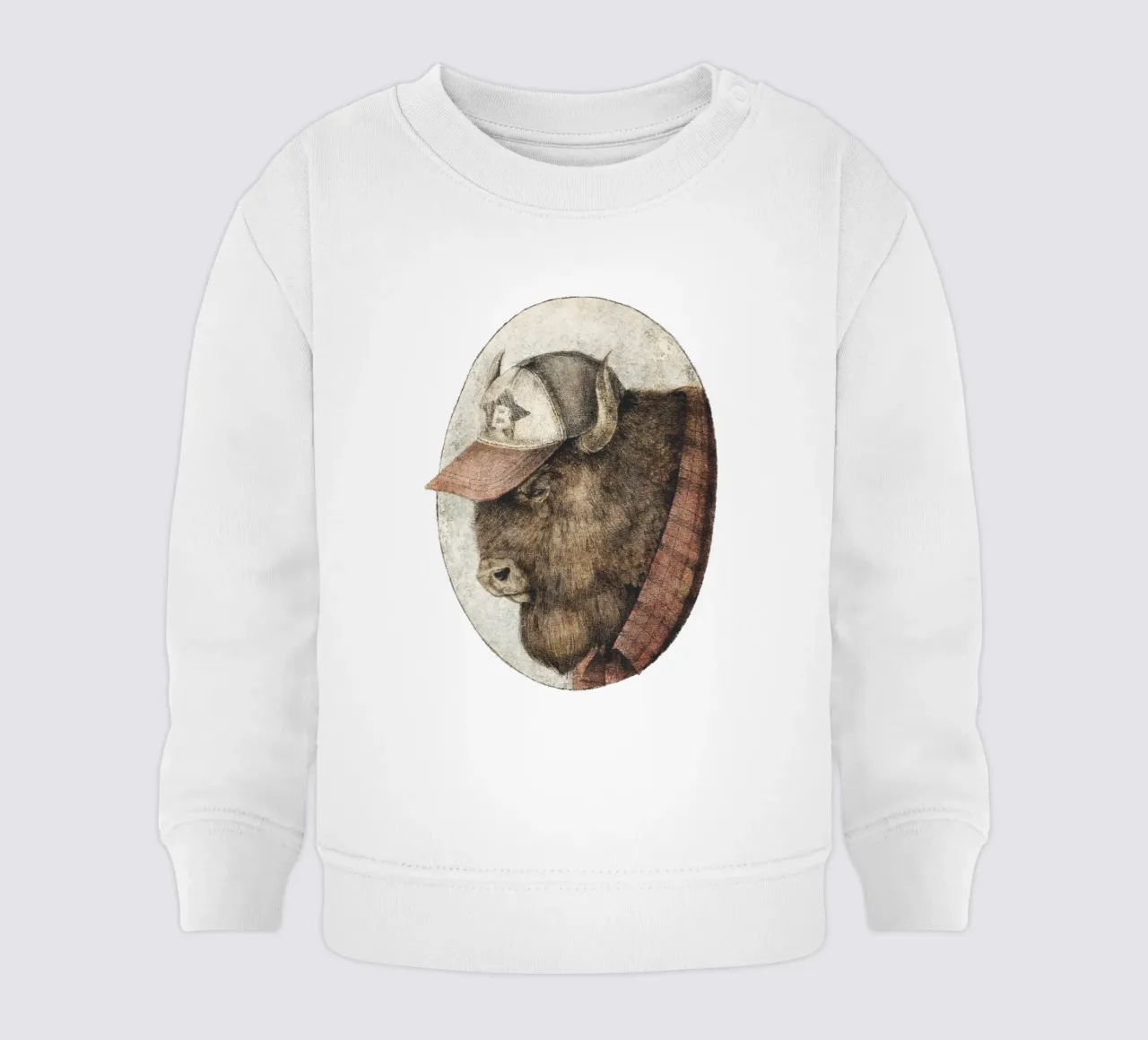 McBison - Forza selvaggia con un tocco celtico felpa neonato da mikekoubou