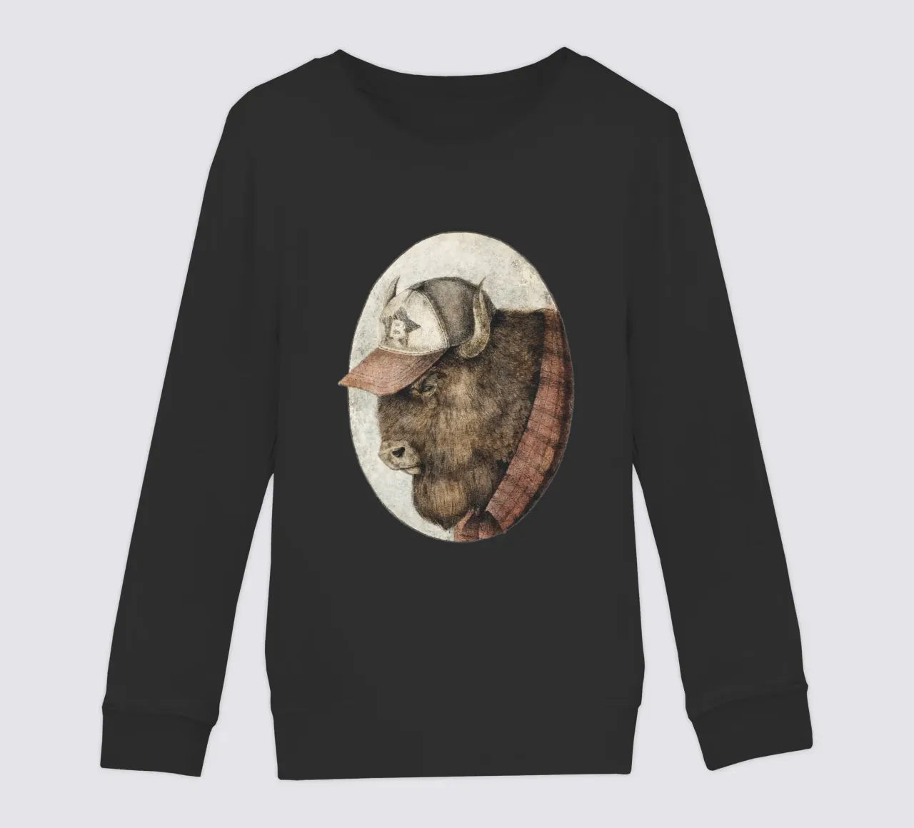 McBison - Forza selvaggia con un tocco celtico felpa bambino da mikekoubou