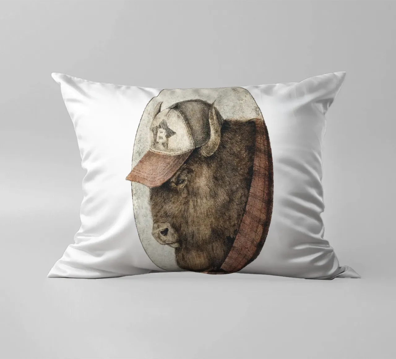 McBison - Forza selvaggia con un tocco celtico cuscino da mikekoubou