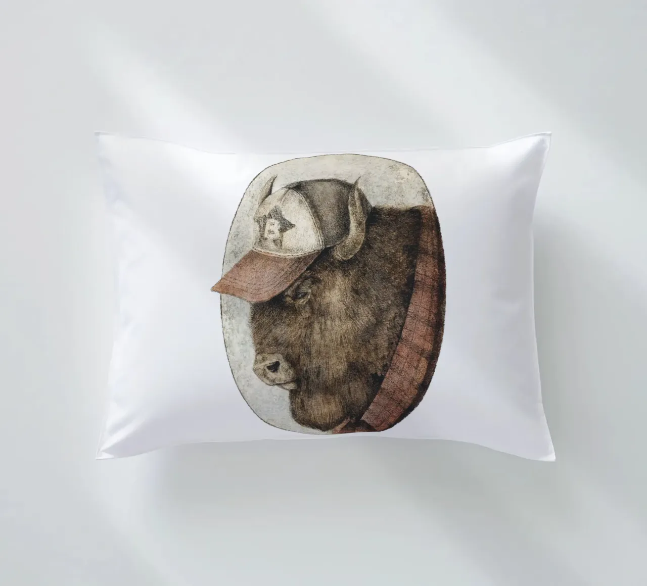 McBison - Forza selvaggia con un tocco celtico cuscino da mikekoubou