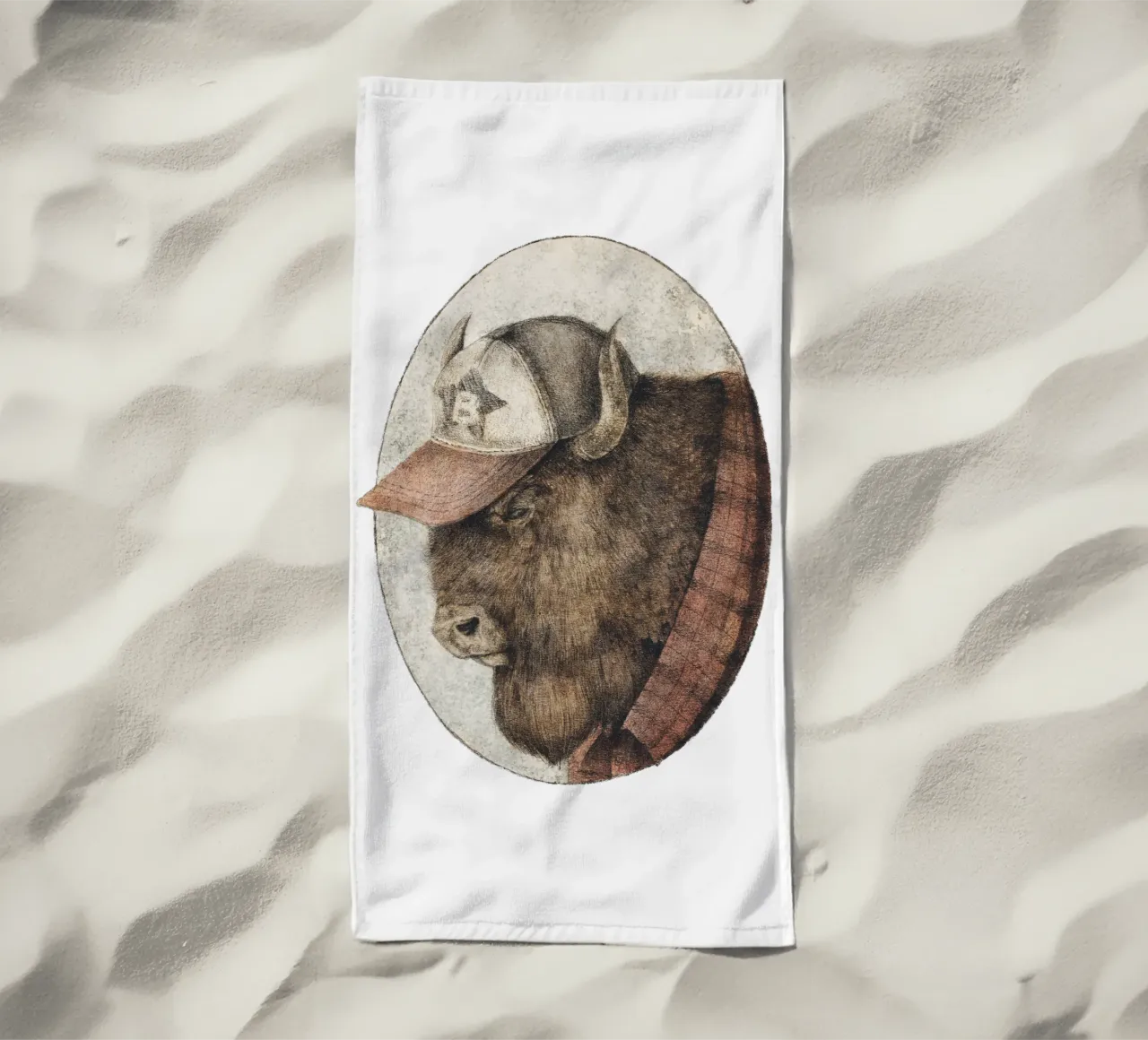 McBison - Forza selvaggia con un tocco celtico telo mare da mikekoubou