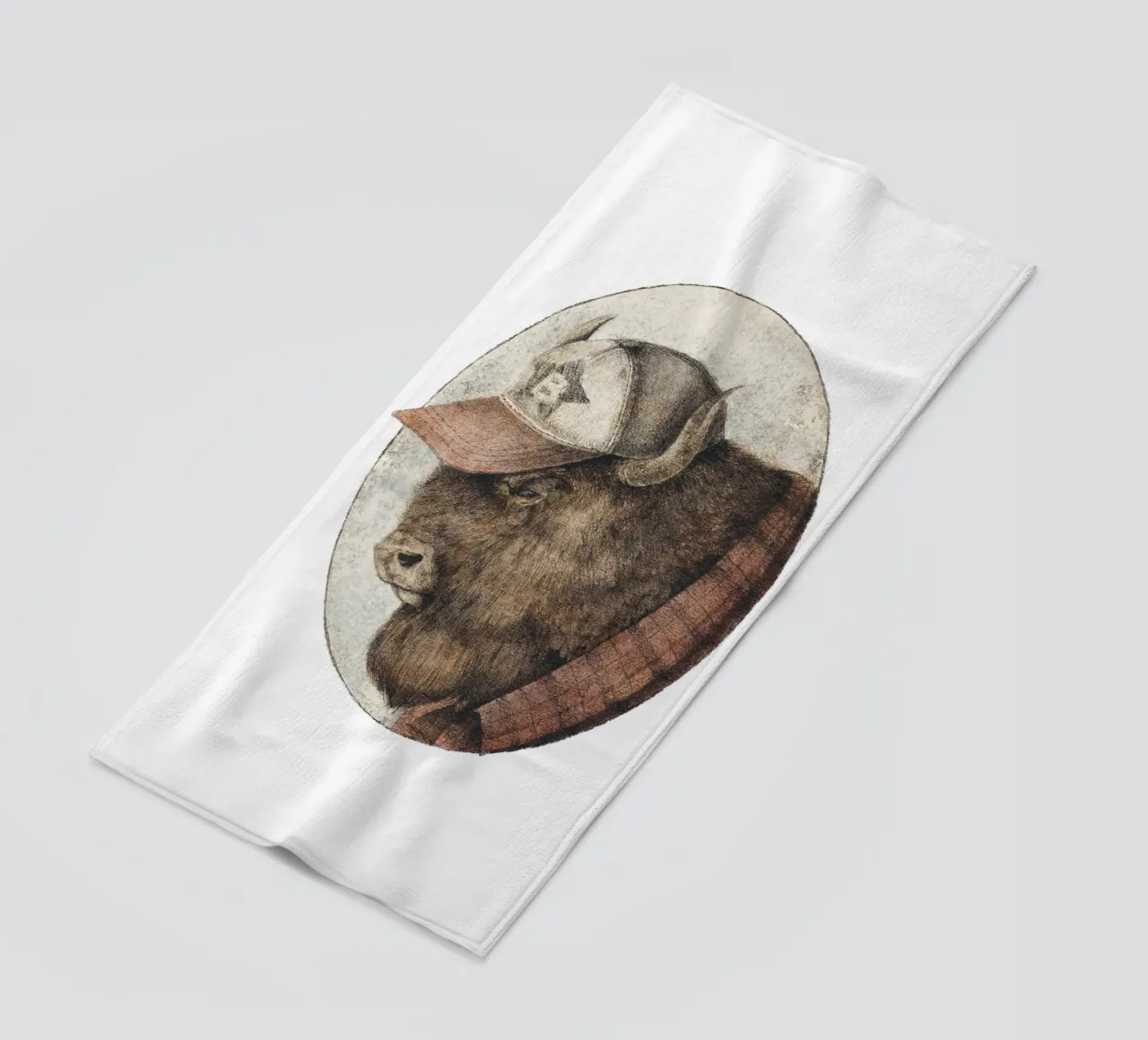 McBison - Forza selvaggia con un tocco celtico telo mare da mikekoubou