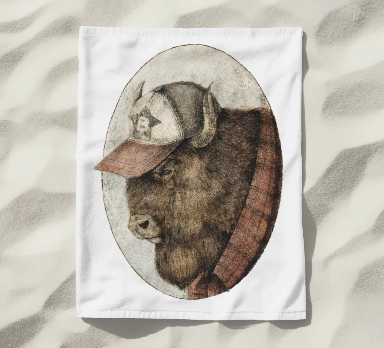 McBison - Forza selvaggia con un tocco celtico telo mare da mikekoubou