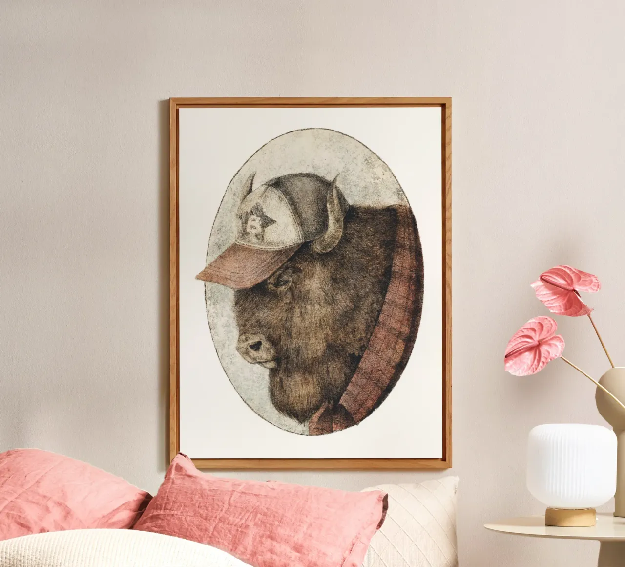 McBison - Forza selvaggia con un tocco celtico alluminio dibond da mikekoubou