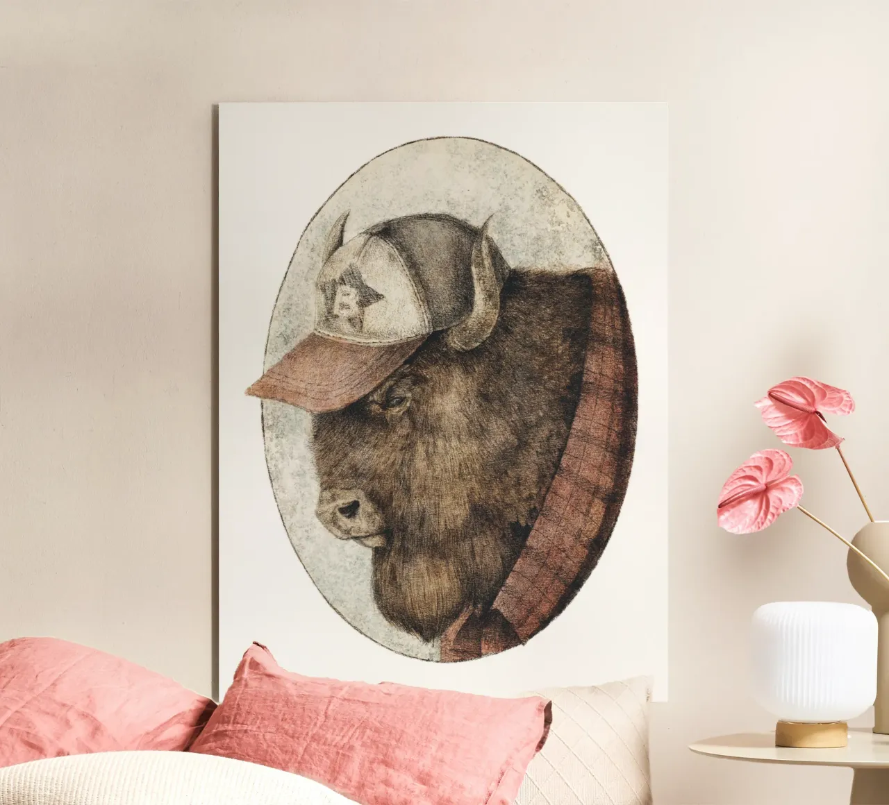 McBison - Forza selvaggia con un tocco celtico alluminio dibond da mikekoubou