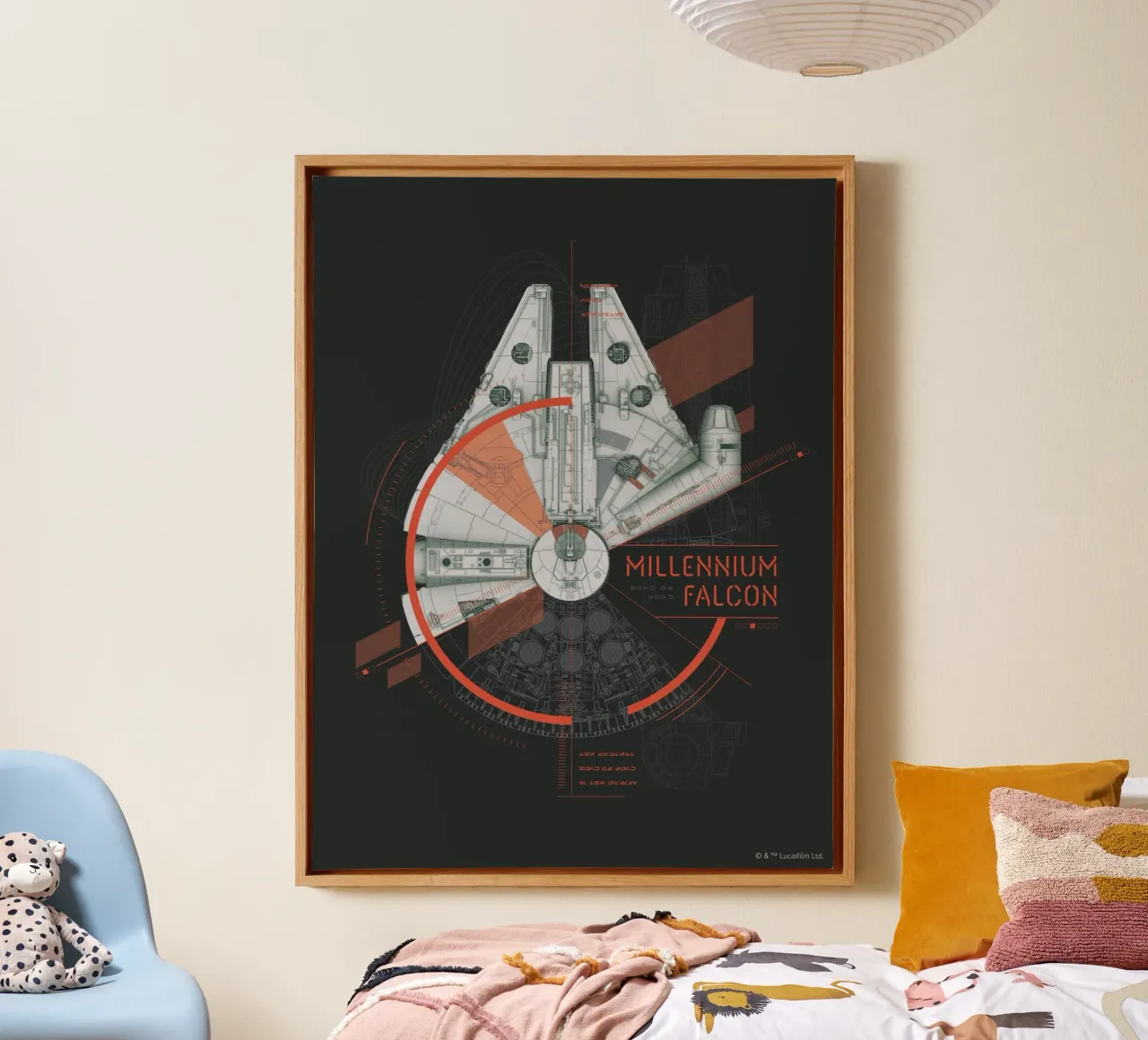 MILLENNIUM FALCON canvas by Star Wars