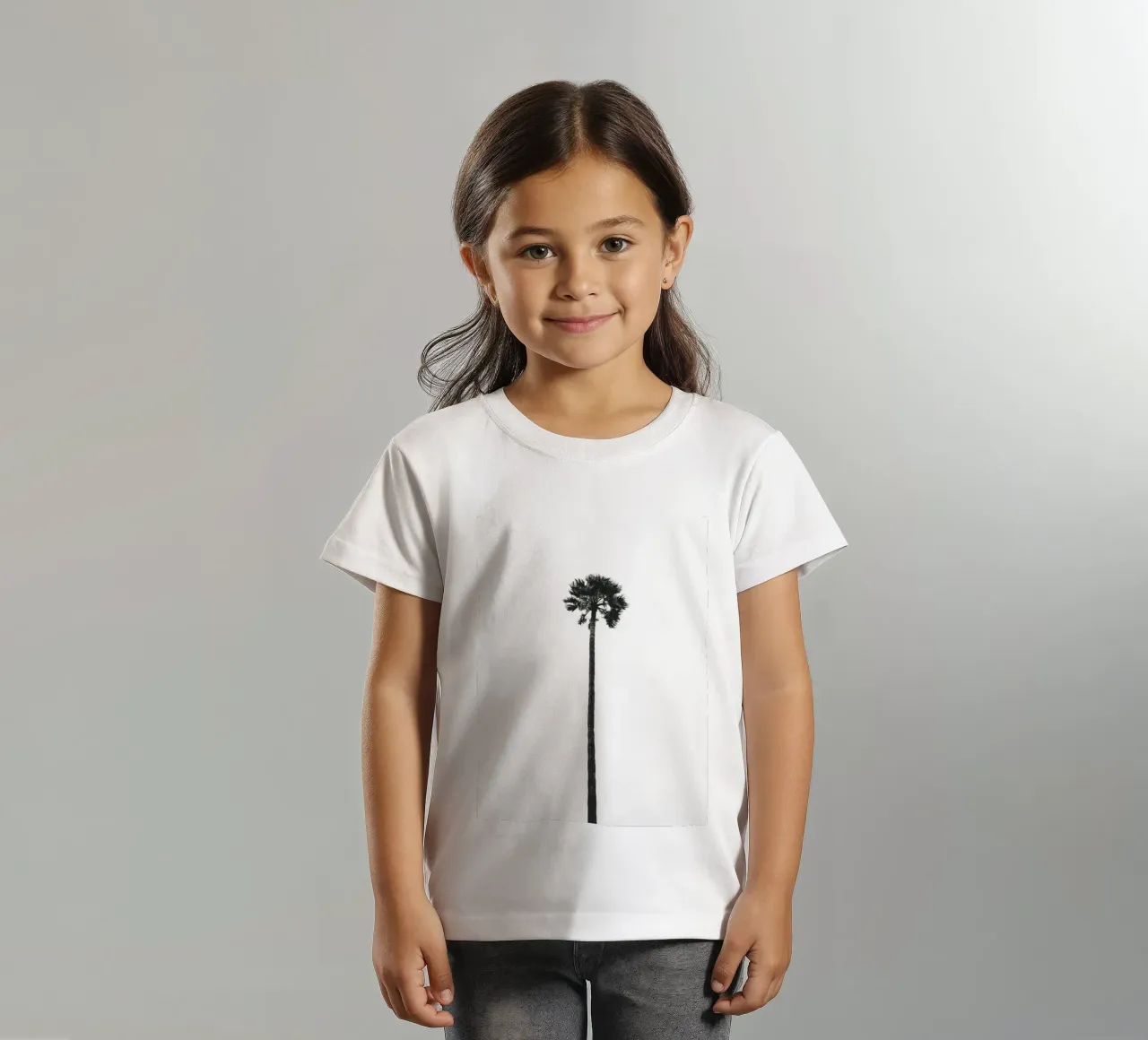 Minimal Palm - Calma tropicale in bianco e nero t-shirt bambini da Whole©