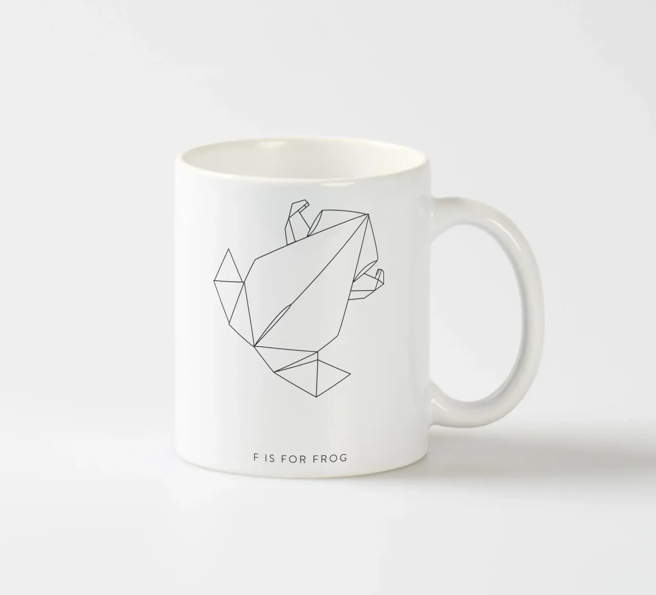 F tazza in ceramica da Julia Marquardt-Lott