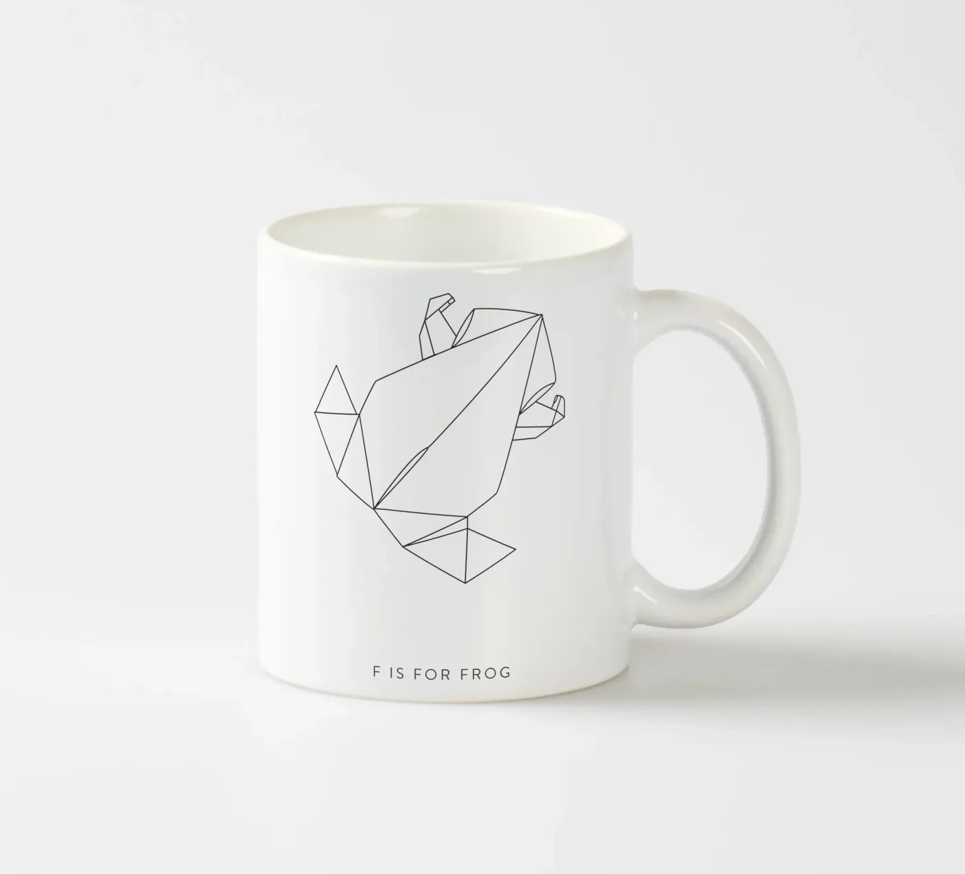 F ceramic mug by Julia Marquardt-Lott