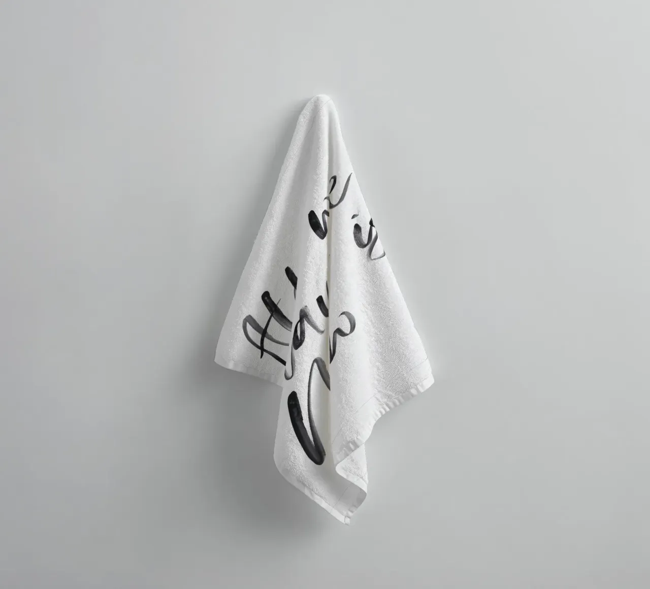 All We Have Is Now - Minimalist motif for your home towel by Whole©