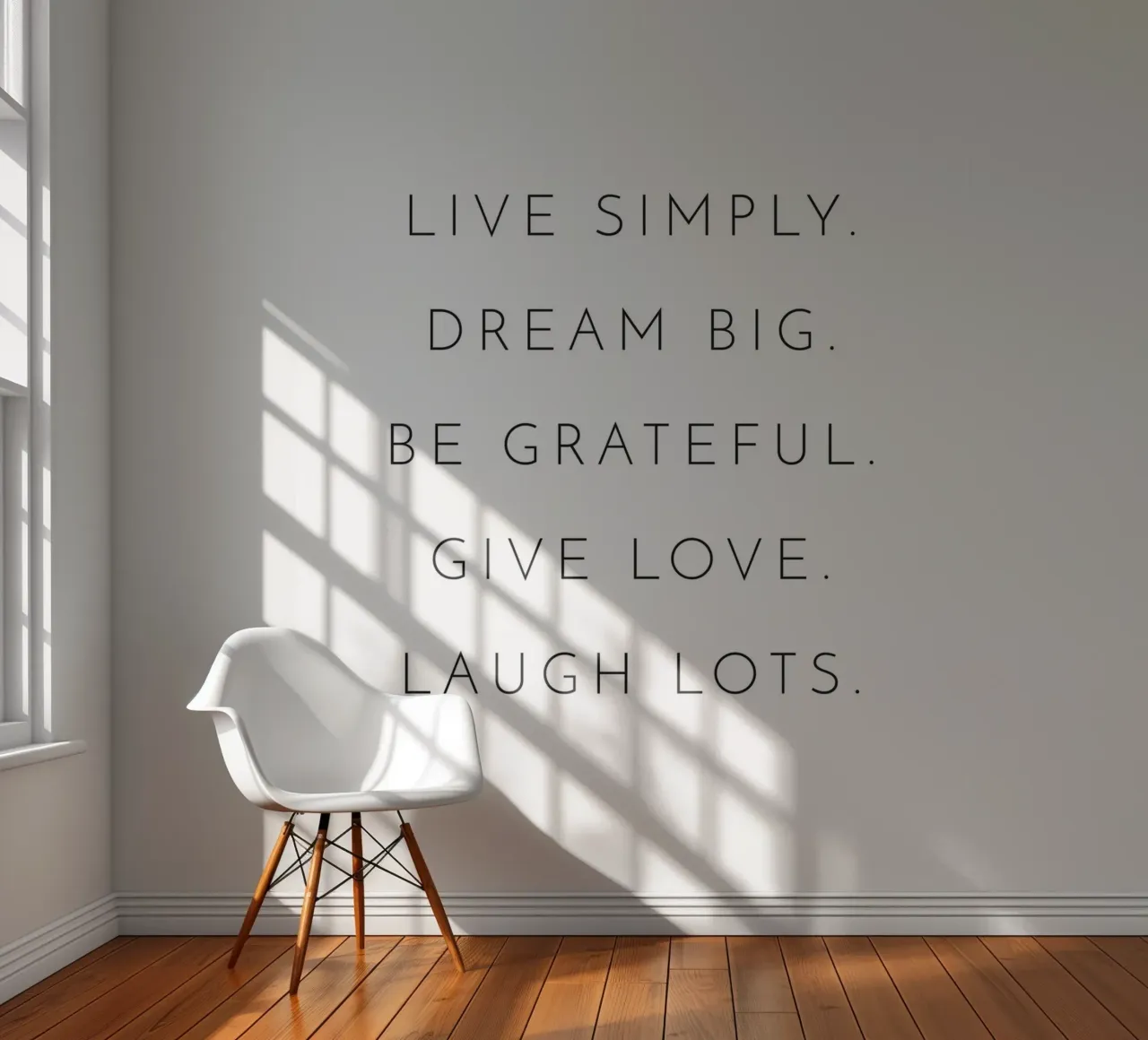 Live Simply - Inspiring minimalist design photo wallpaper by Whole©