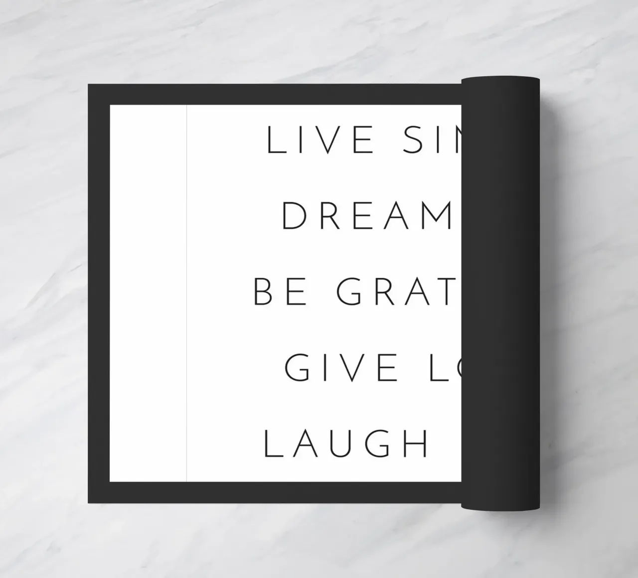 Live Simply - Ispirazione di design minimalista zerbino da Whole©