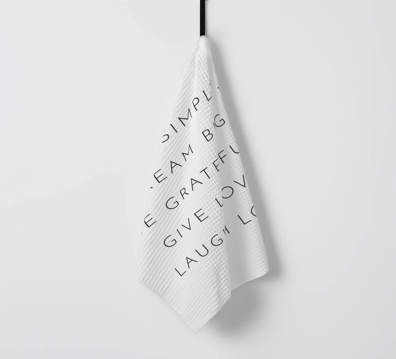 Live Simply - Un design minimaliste inspiré torchon de Whole©