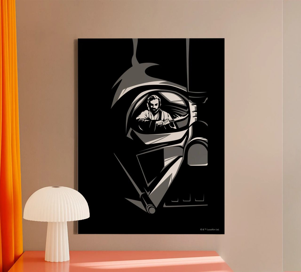 DARTH VADER vs. OBI-WAN canvas by Star Wars