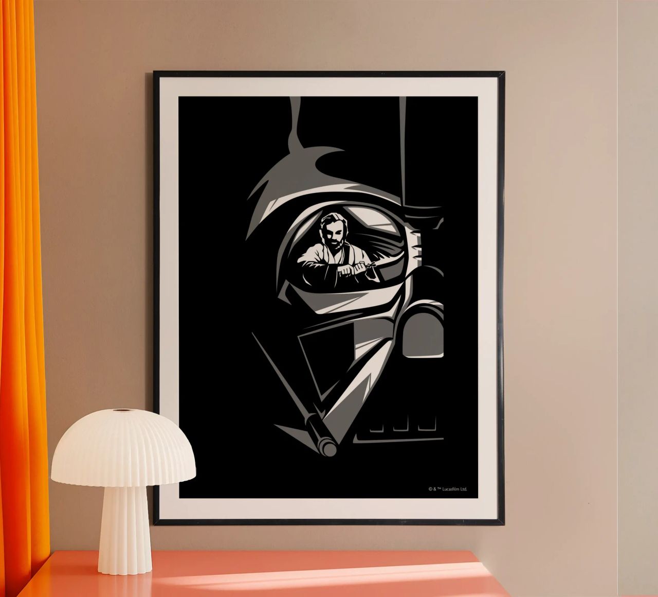 DARTH VADER vs. OBI-WAN poster by Star Wars