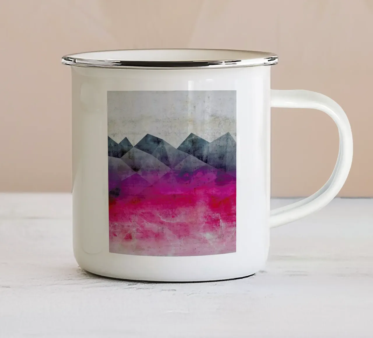 Pink Concrete tazza in smalto da cafelab