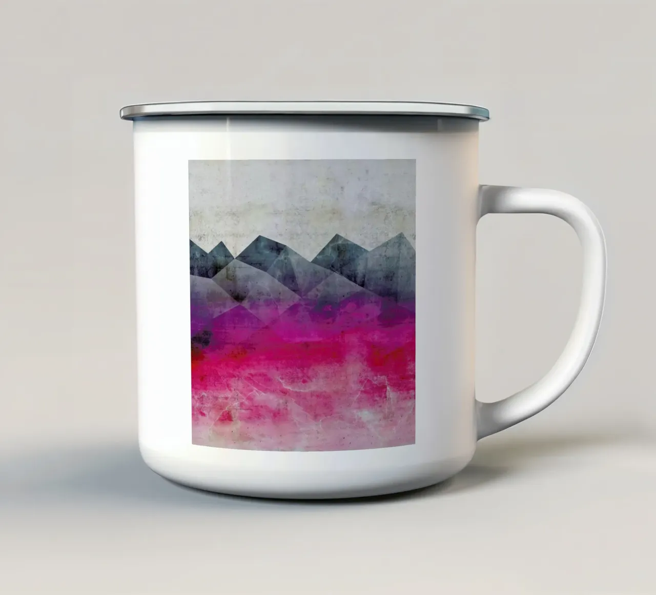 Pink Concrete tazza in smalto da cafelab
