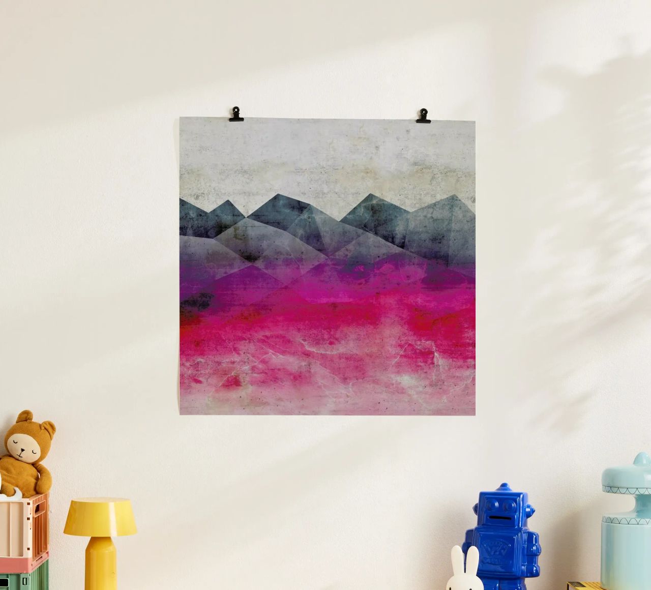 Pink Concrete poster de cafelab