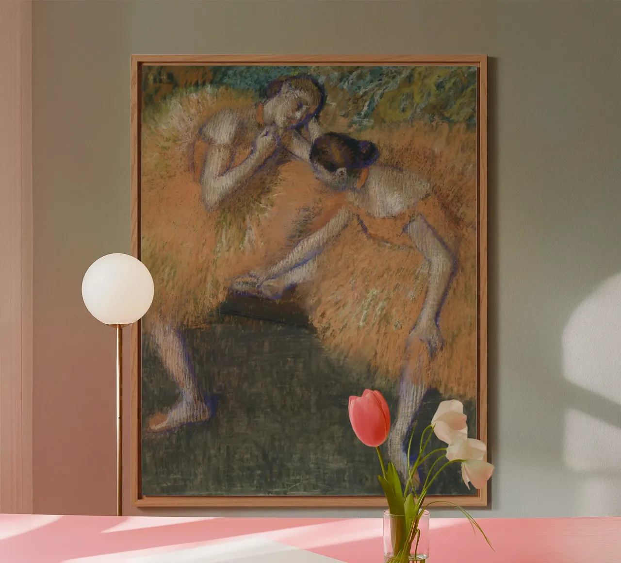Degas - Two dancers forex plate by ARTOTHEK