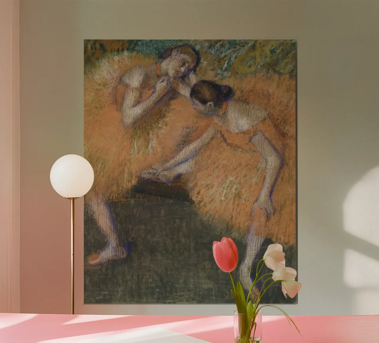 Degas - Due ballerine carta hahnemühle da ARTOTHEK