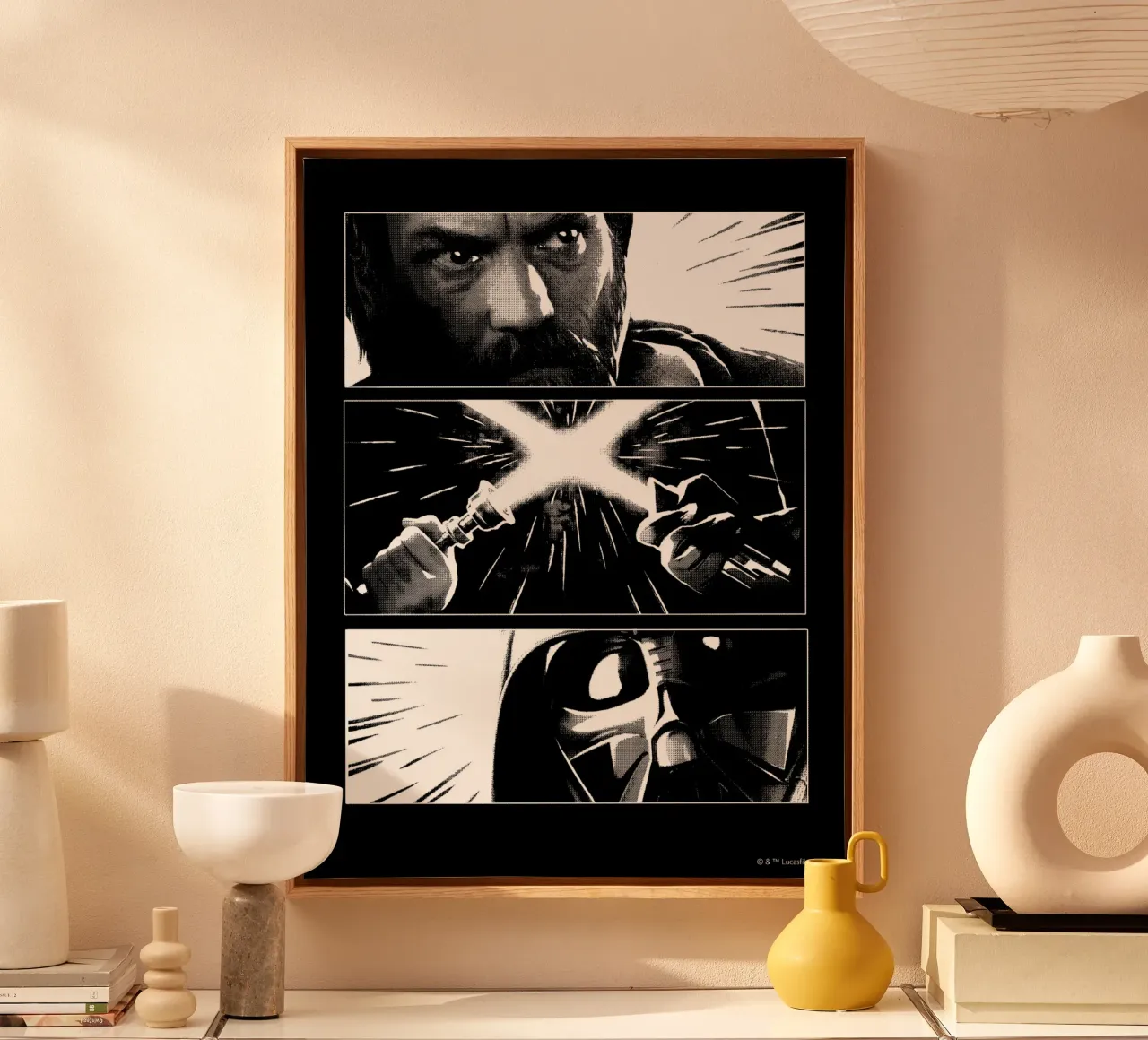 OBI-WAN vs. DARTH VADER tela da Star Wars