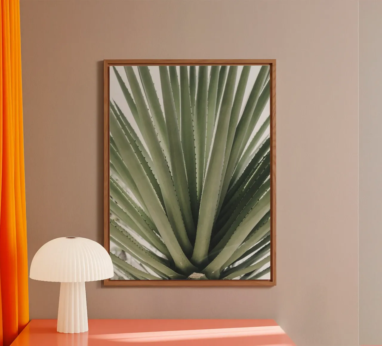 Agave Green - fotografia naturalistica in stile minimalista pannello forex da Whole©