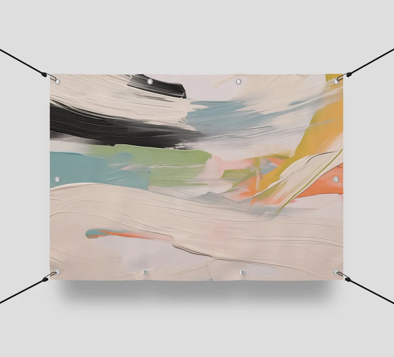 Boho Artistic 1 Texture 1 PVC Plane von Boho Print Collection
