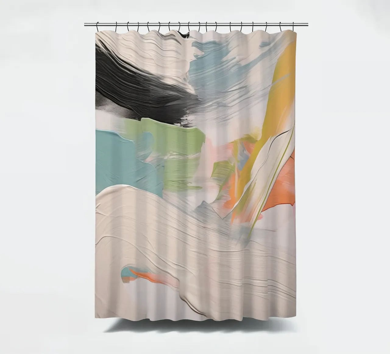 Boho Artistic 1 Texture 1 Duschvorhang von Boho Print Collection