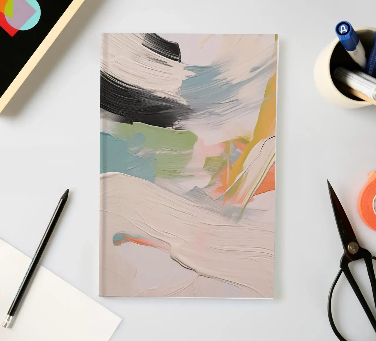 Boho Artistic 1 Texture 1 notebook by Boho Print Collection