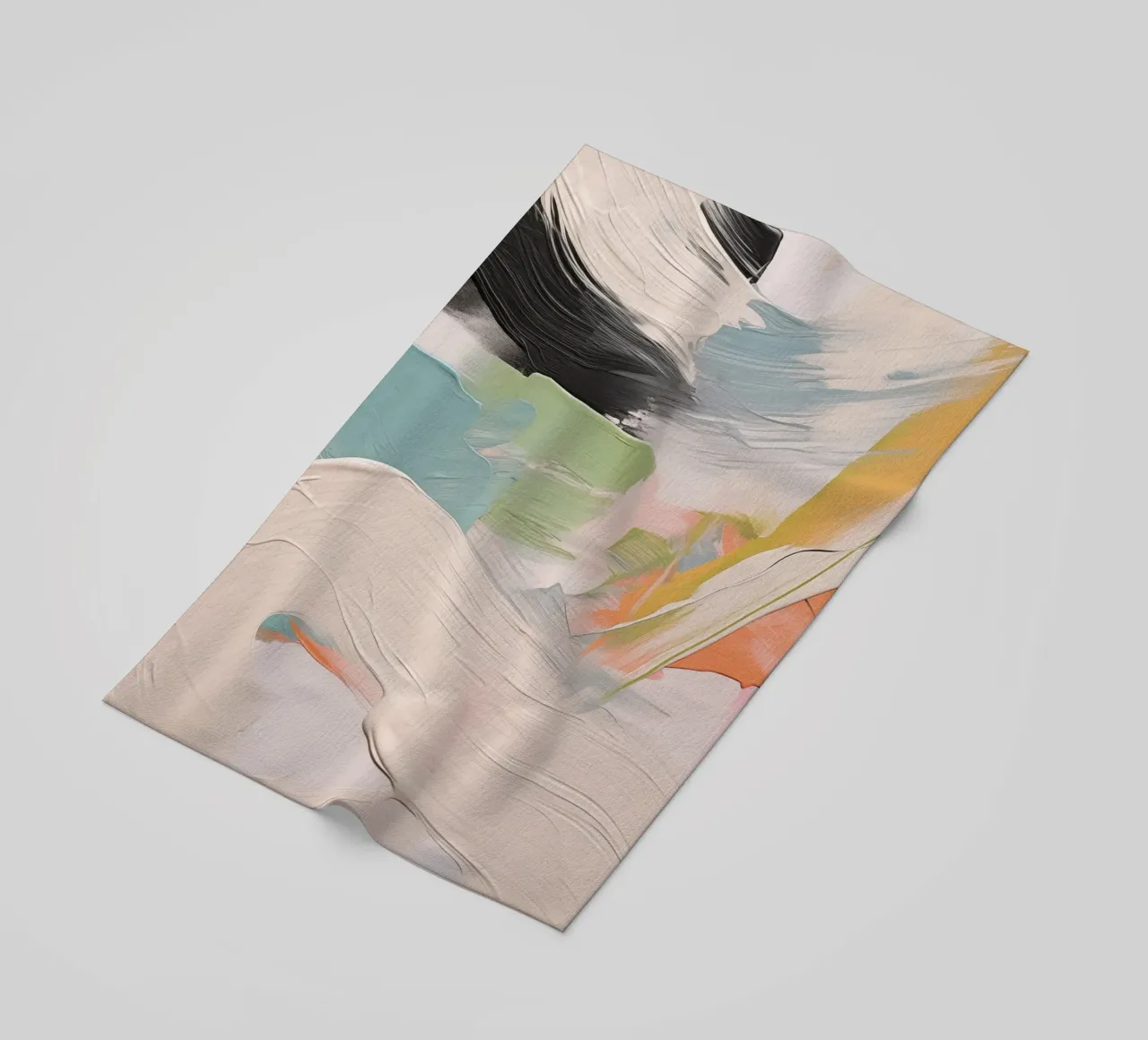 Boho Artistic 1 Texture 1 beach towel by Boho Print Collection