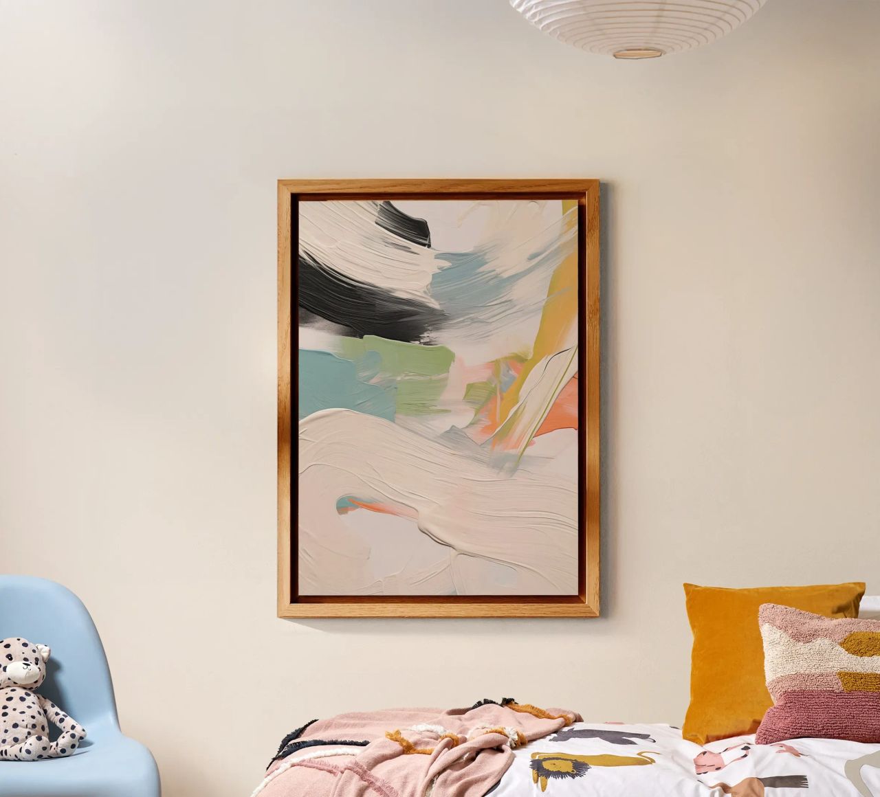 Boho Artistic 1 Texture 1 alluminio dibond da Boho Print Collection