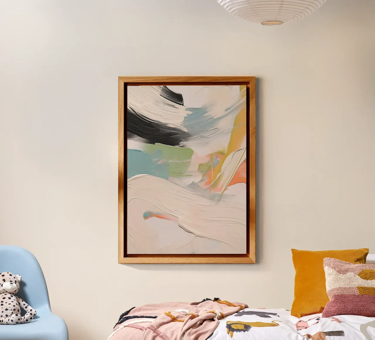 Boho Artistic 1 Texture 1 alluminio dibond da Boho Print Collection