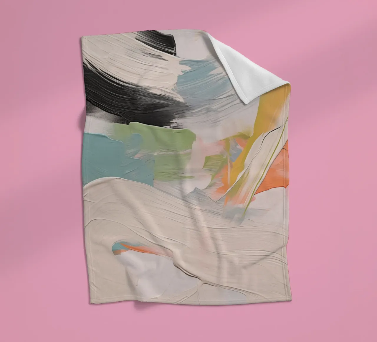 Boho Artistic 1 Texture 1 coperta in pile da Boho Print Collection