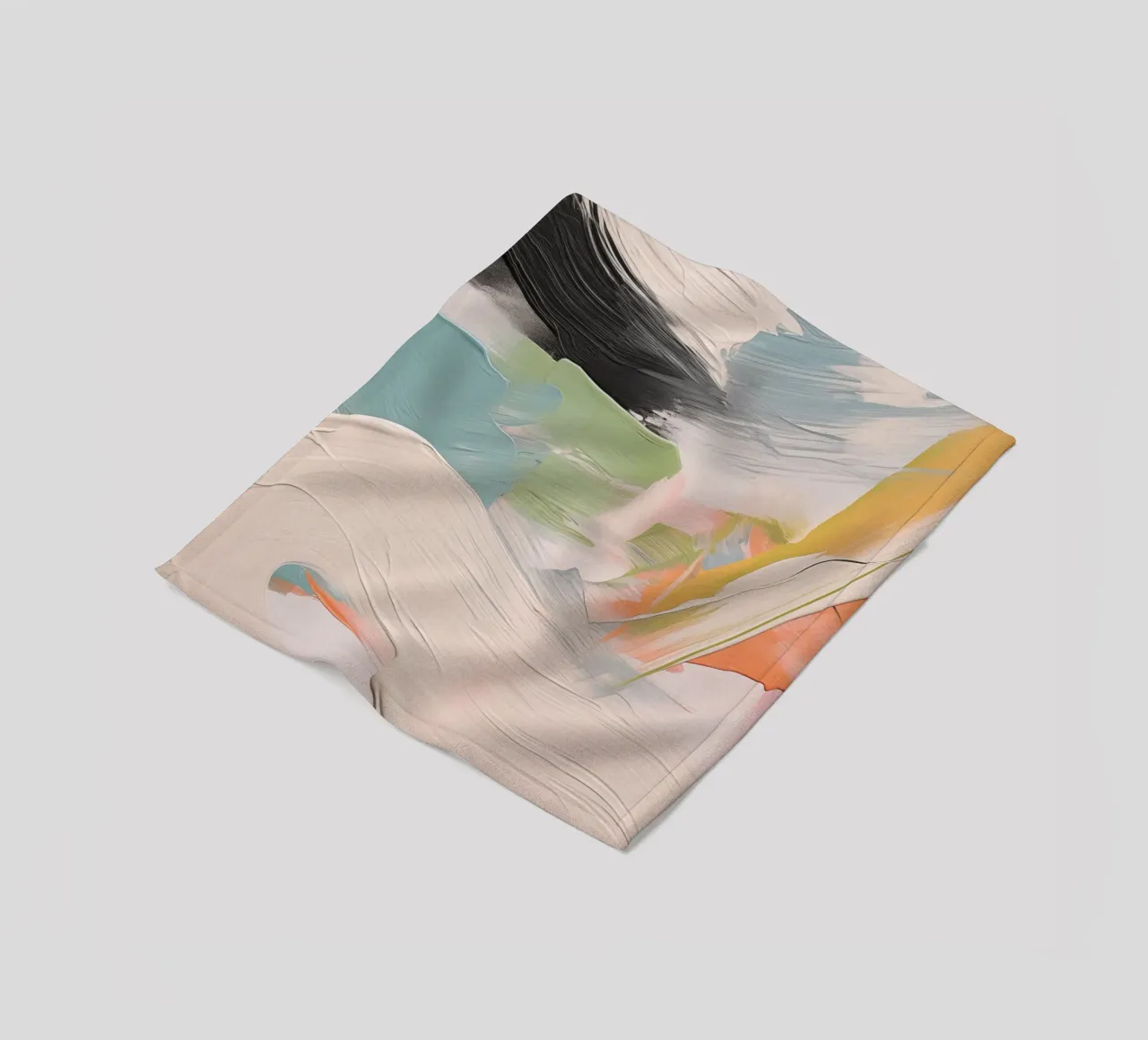 Boho Artistic 1 Texture 1 Fleecedecke von Boho Print Collection