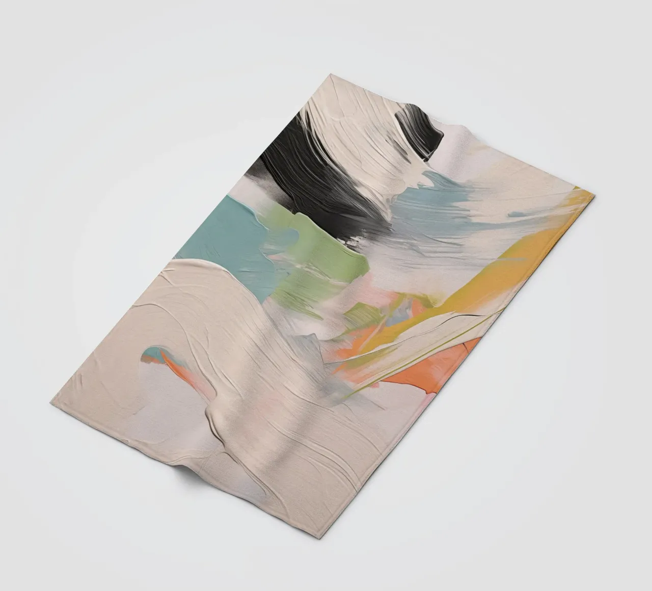 Boho Artistic 1 Texture 1 coperta in pile da Boho Print Collection