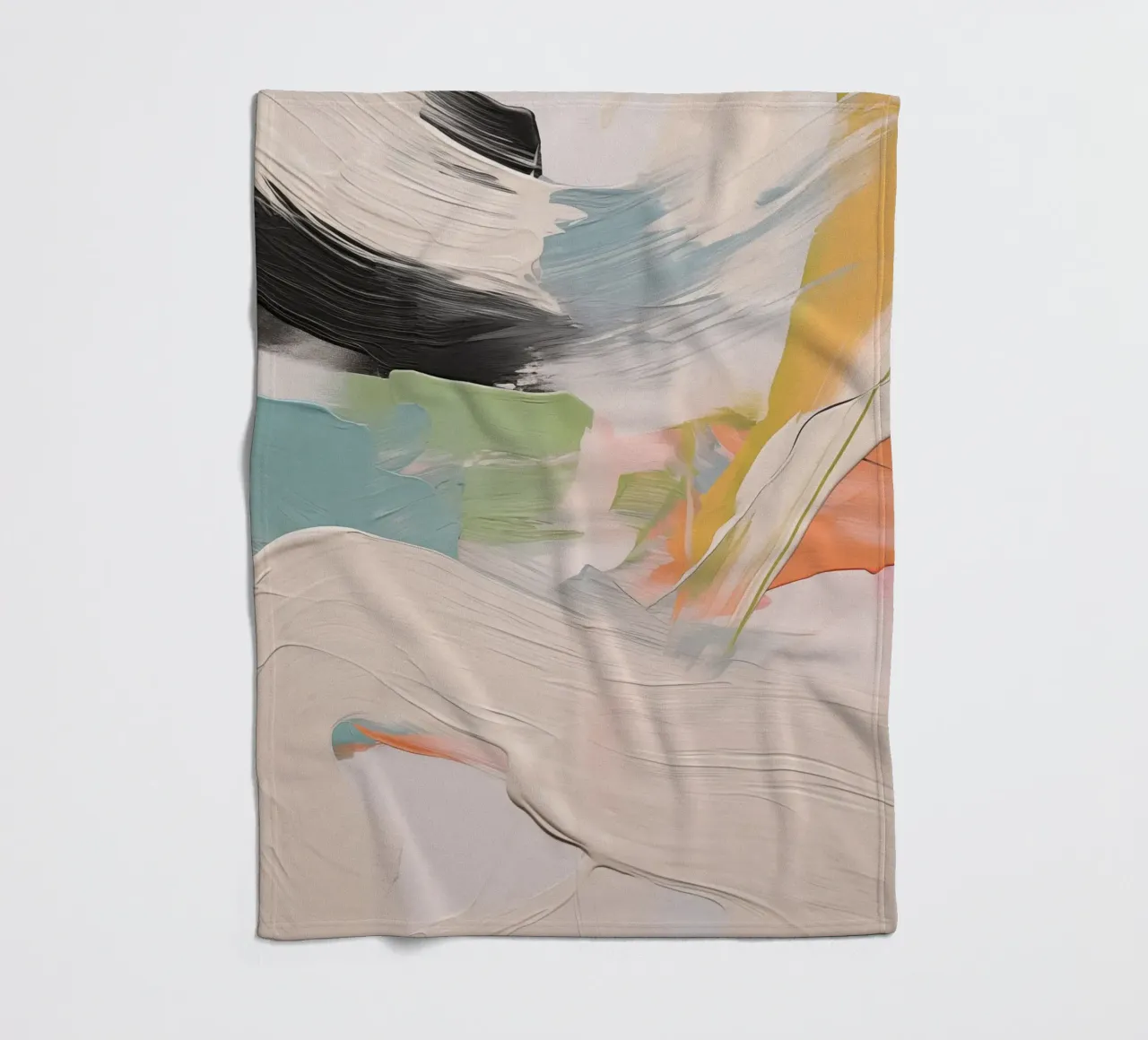 Boho Artistic 1 Texture 1 coperta in pile da Boho Print Collection