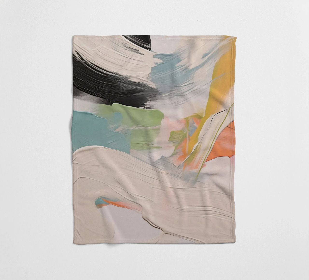 Boho Artistic 1 Texture 1 coperta in pile da Boho Print Collection