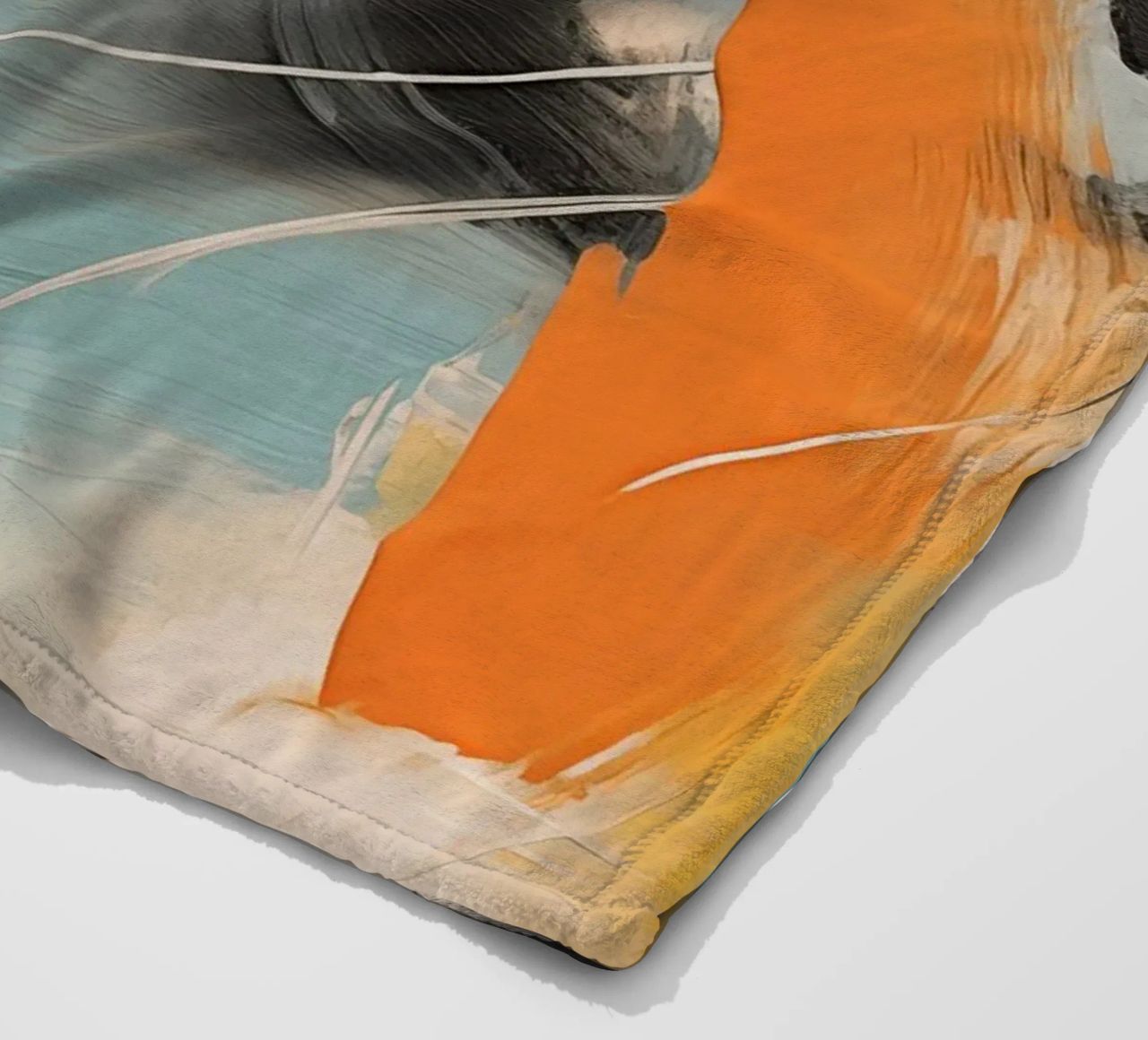 Boho Artistic 1 Texture 2 coperta in pile da Boho Print Collection