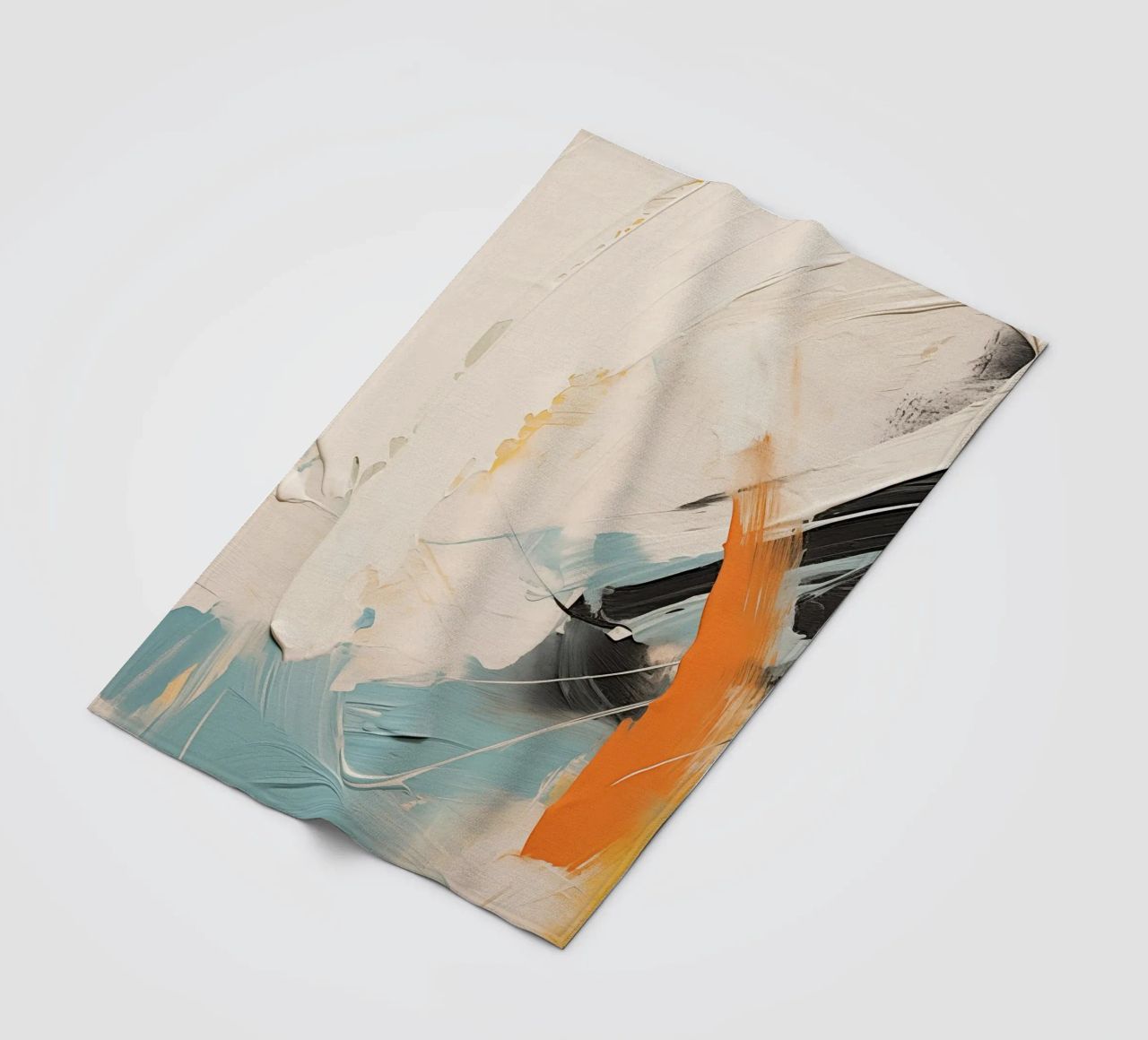 Boho Artistic 1 Texture 2 coperta in pile da Boho Print Collection