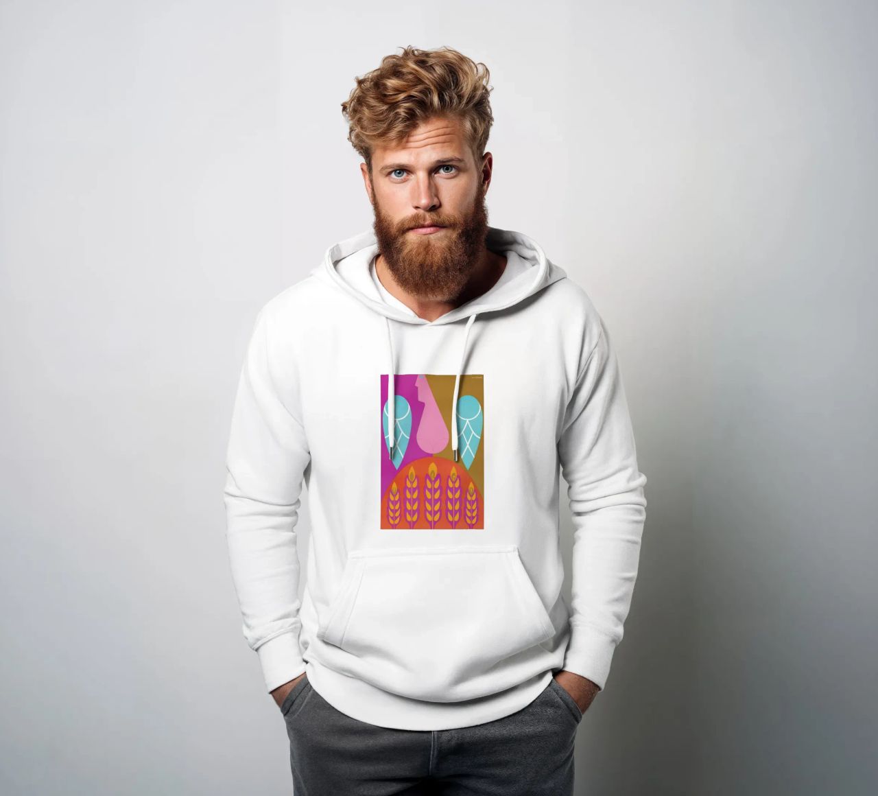Virgo felpa con cappuccio da Simboli Design