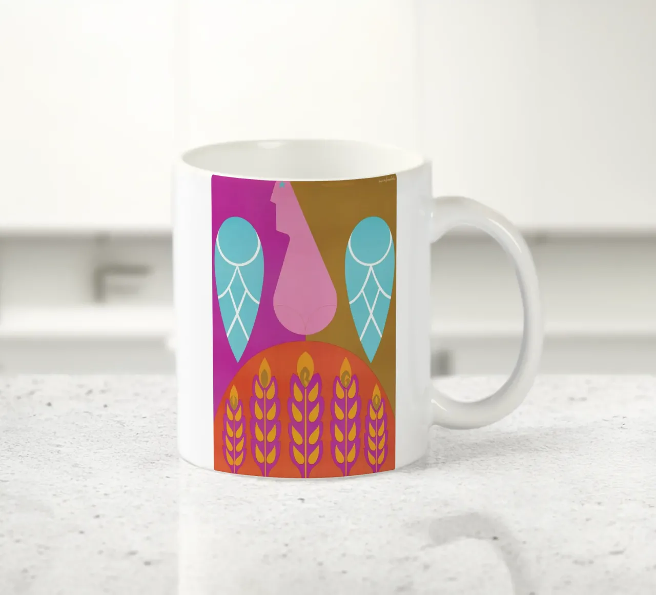 Virgo tazza in ceramica da Simboli Design