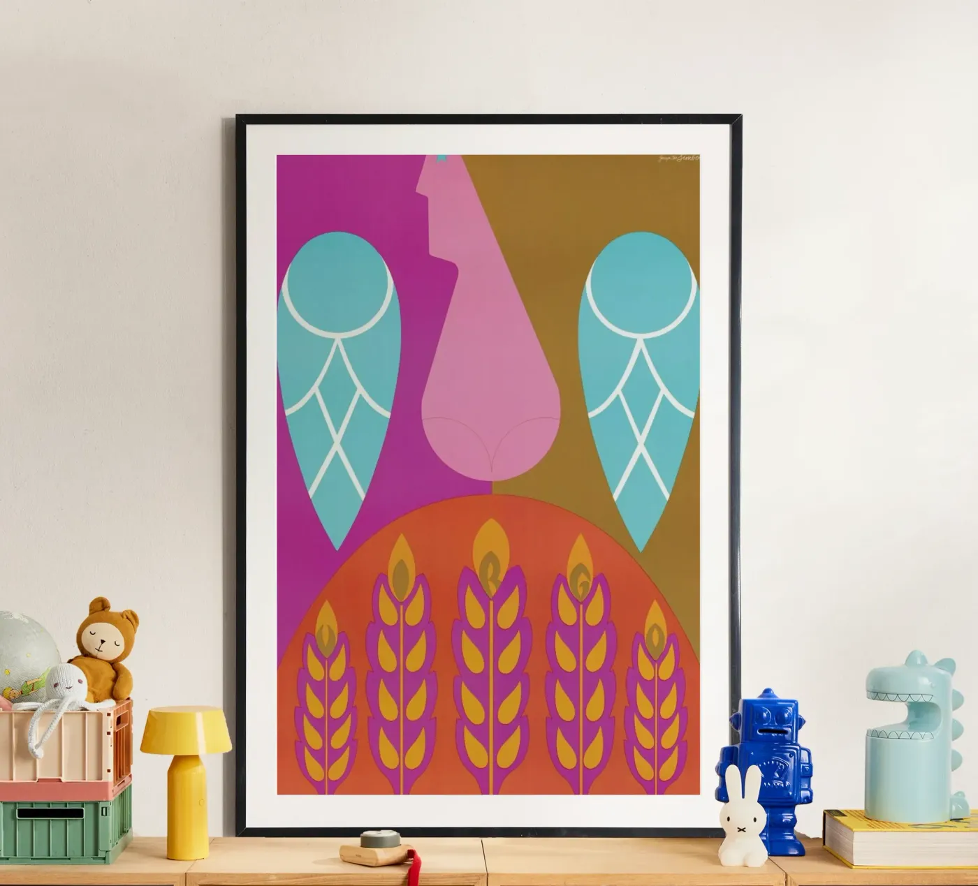 Virgo poster van Simboli Design