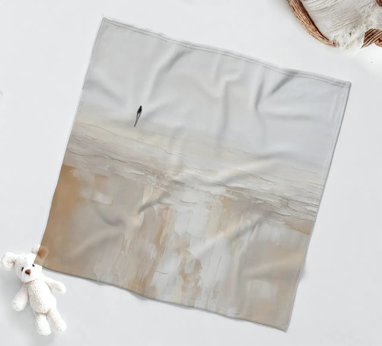 Boho Artistic 1 Texture 3 coperta in pile da Boho Print Collection