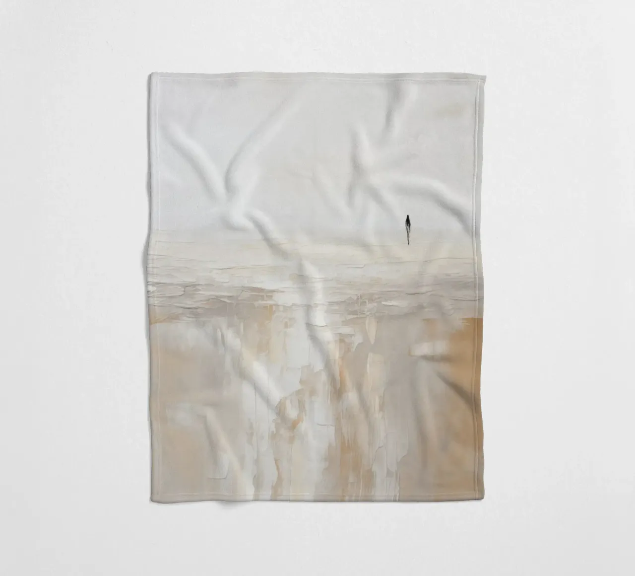 Boho Artistic 1 Texture 3 coperta in pile da Boho Print Collection