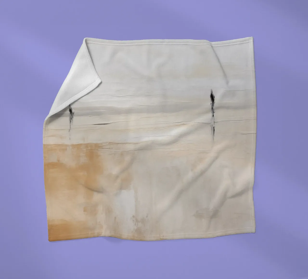 Boho Artistic 1 Texture 4 coperta in pile da Boho Print Collection