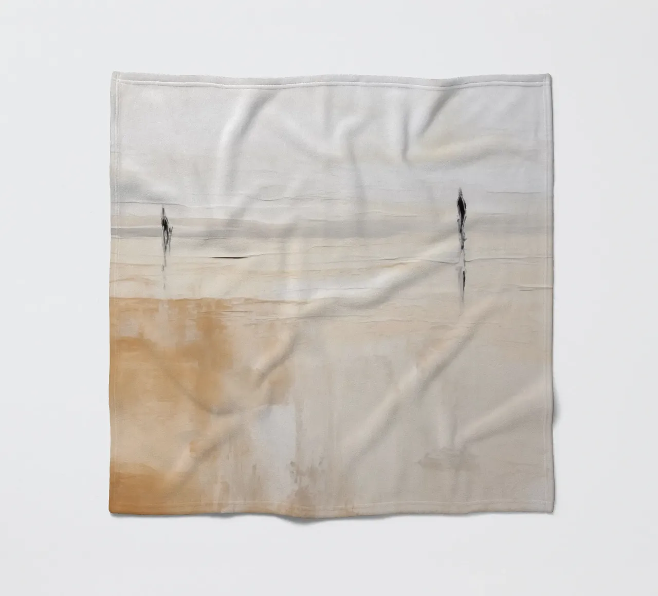 Boho Artistic 1 Texture 4 coperta in pile da Boho Print Collection